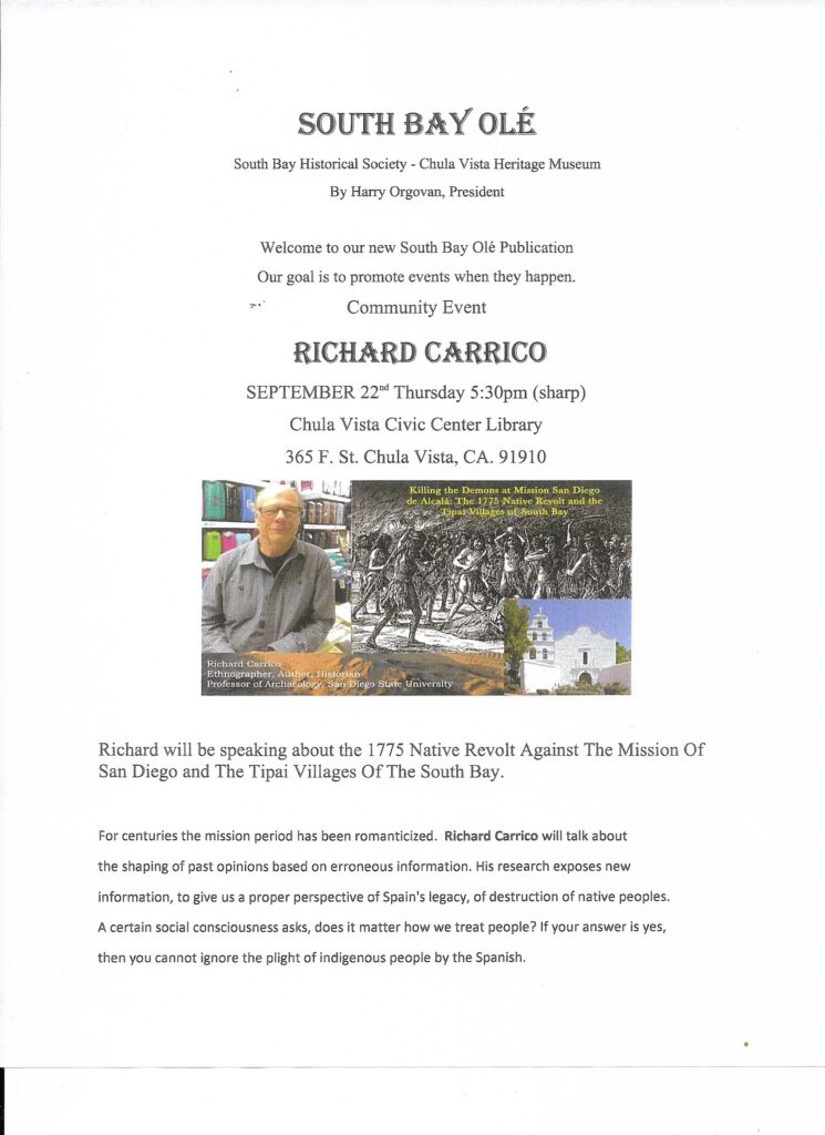 Richard Carrico Sept. 22